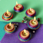 Designed Clay with wax 6pcs set