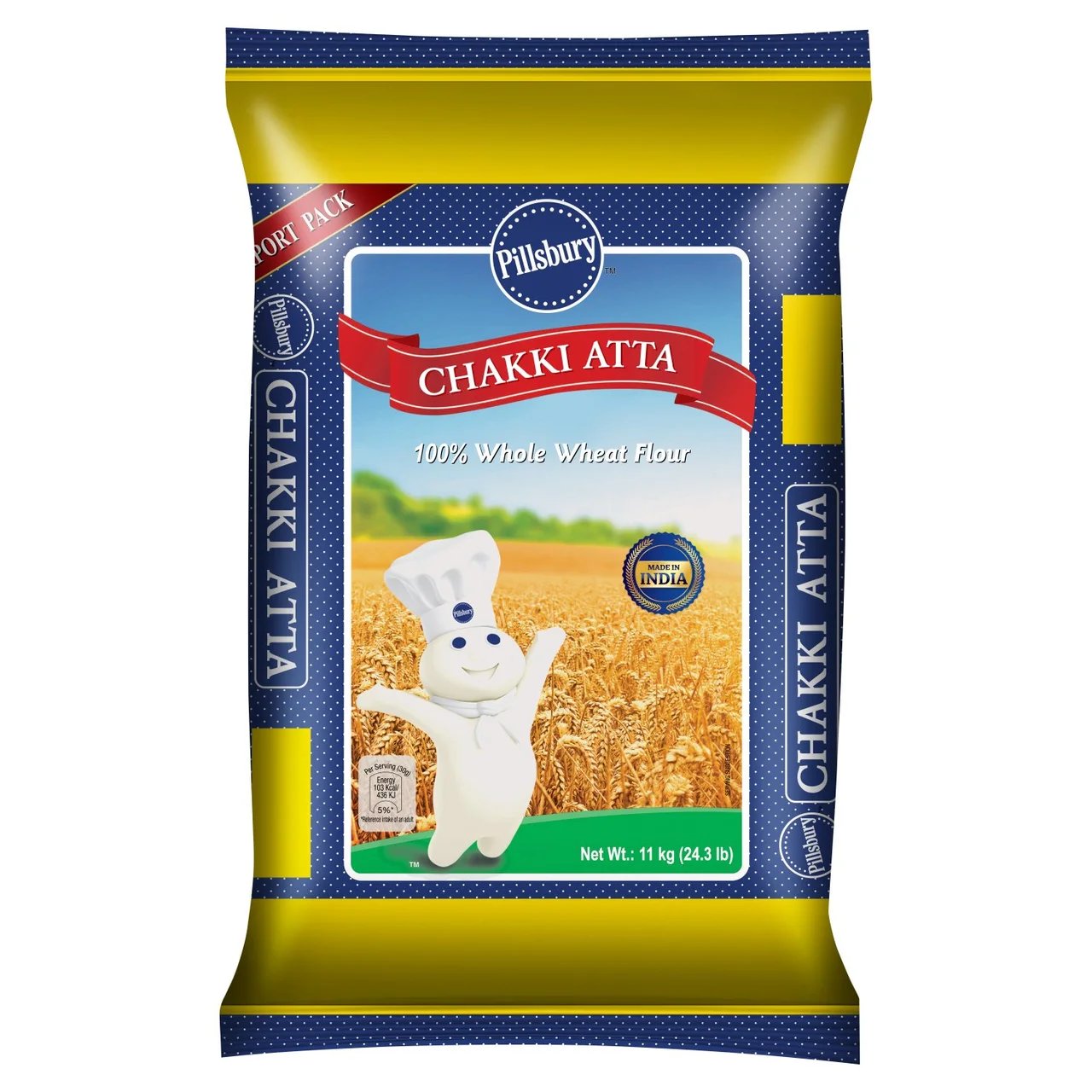 2026/02/1280x1280.jpg Pillsbury Flour Chakki Whole Wheat Atta Export Quality 10kg - Image 1