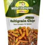 Millet Delights -
Multi grain Chips - SOUR
CREAM N ONION