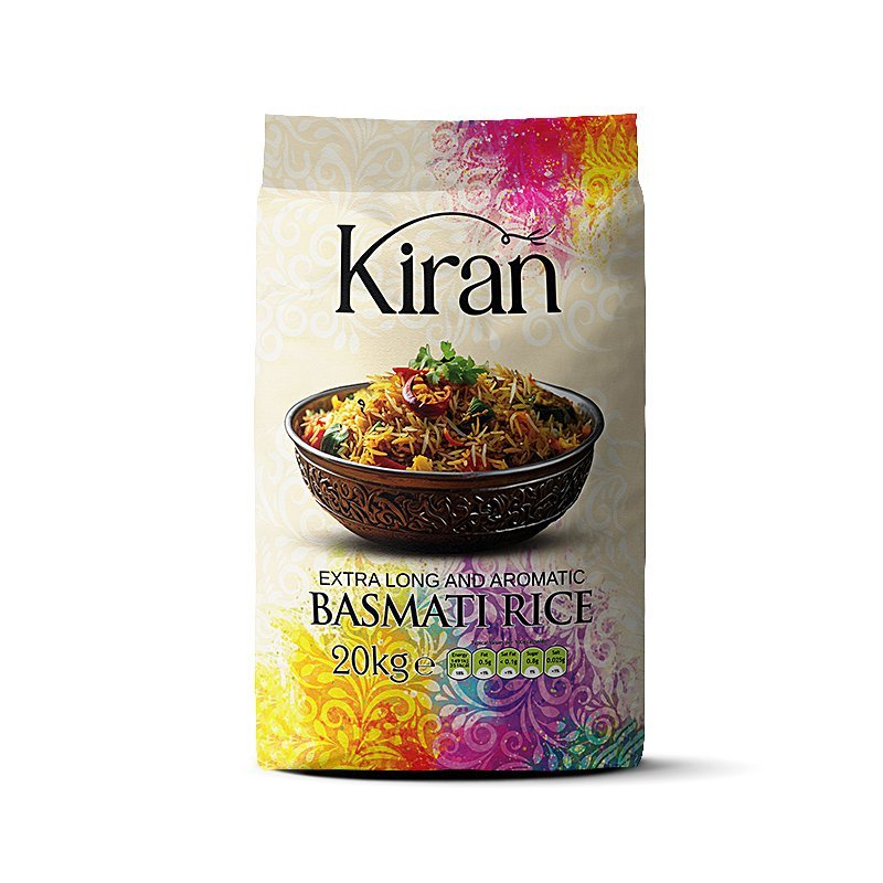 Kiran Extra Long Basmati Rice 20kg
